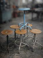 6 mooi industriële krukjes, Antiek en Kunst, Ophalen