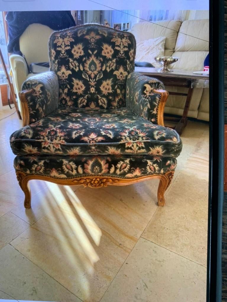 Fauteuil bergère, Ophalen