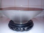 ronde design glazen schotel, Schaal, Rond, Ophalen of Verzenden, Glas