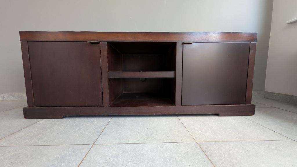 Meuble TV (plateau en bambou), Enlèvement