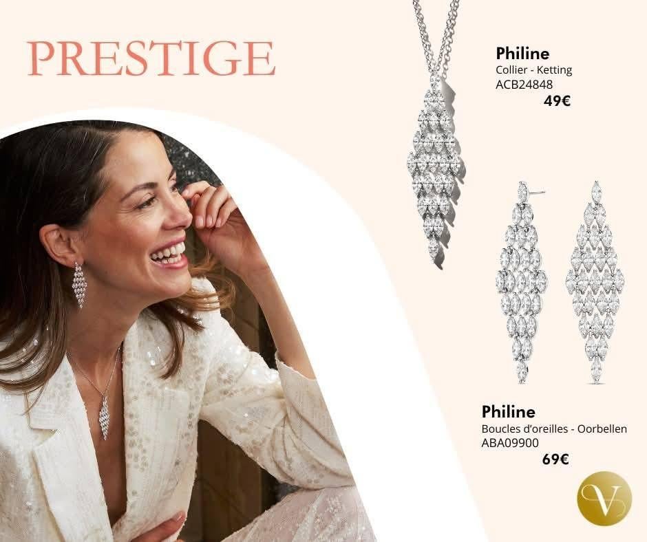 Ketting Victoria nieuw, Neuf, Enlèvement ou Envoi, Avec strass, Argent