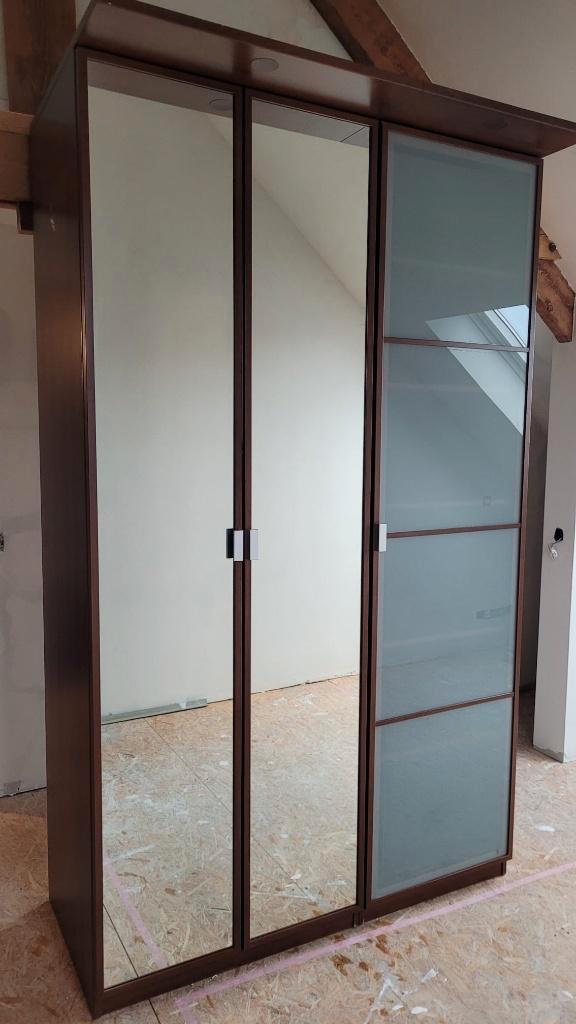 PAX Kledingkast, Maison & Meubles, Armoires | Penderies & Garde-robes, Utilisé, 200 cm ou plus, 100 à 150 cm, 50 à 75 cm, Avec porte(s)