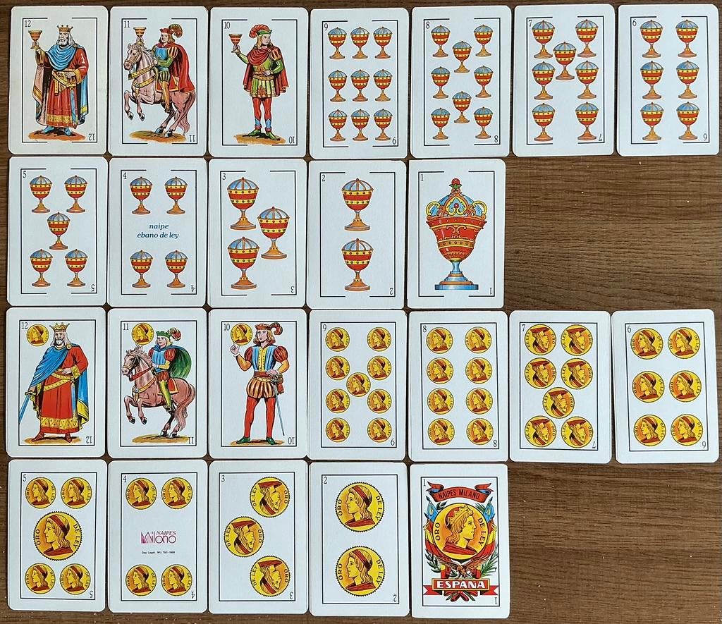 Cartes à jouer anciennes et jokers JEU DE CARTES ESPAGNOL, Enlèvement ou Envoi, Comme neuf, Carte(s) à jouer