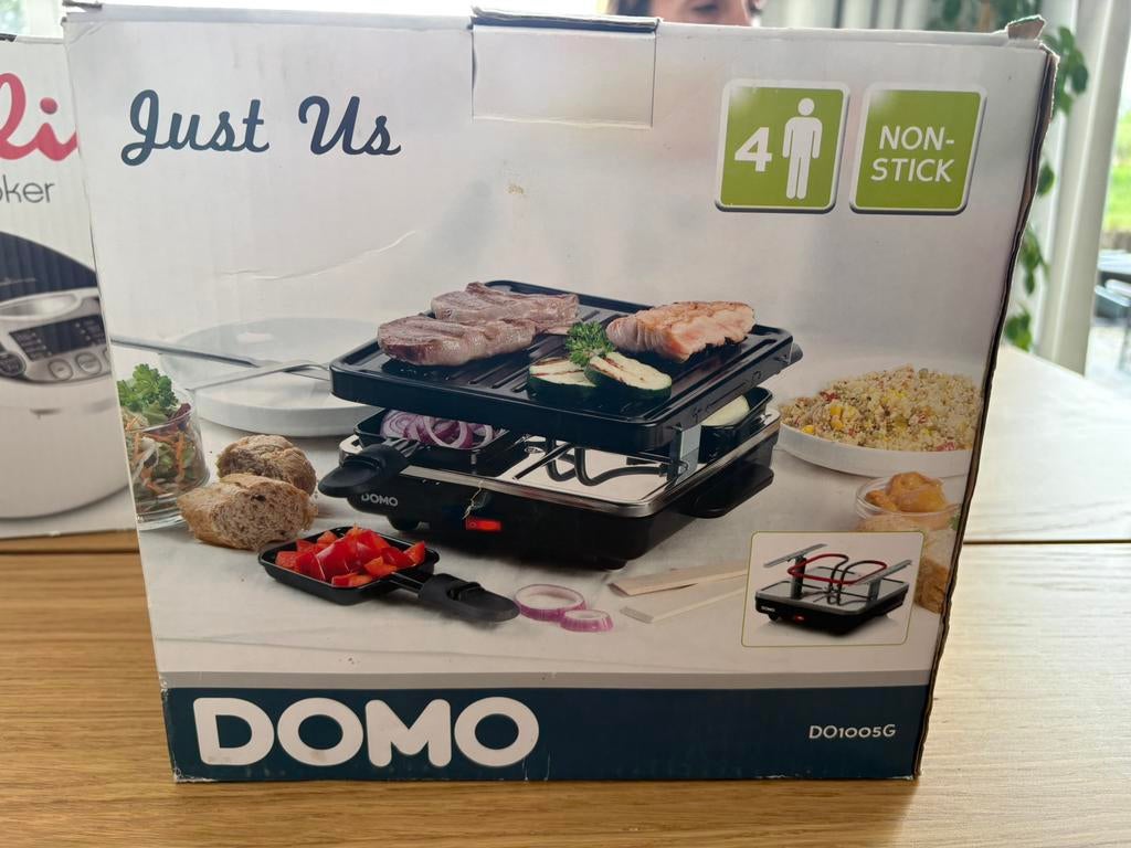 Domo Raclette Just US, Enlèvement, Utilisé, Moins de 4 personnes