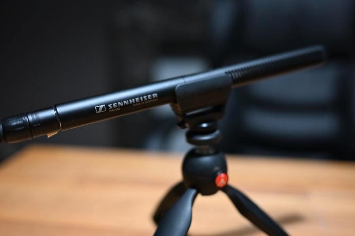 Sennheiser shotgun microfoon MKE 600, Audio, Tv en Foto, Fotocamera's Digitaal, Zo goed als nieuw, Overige Merken, Geen optische zoom