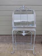 Mini serre in glas ,antiek kweekbak ,decoratie, Ophalen, Kweekbak
