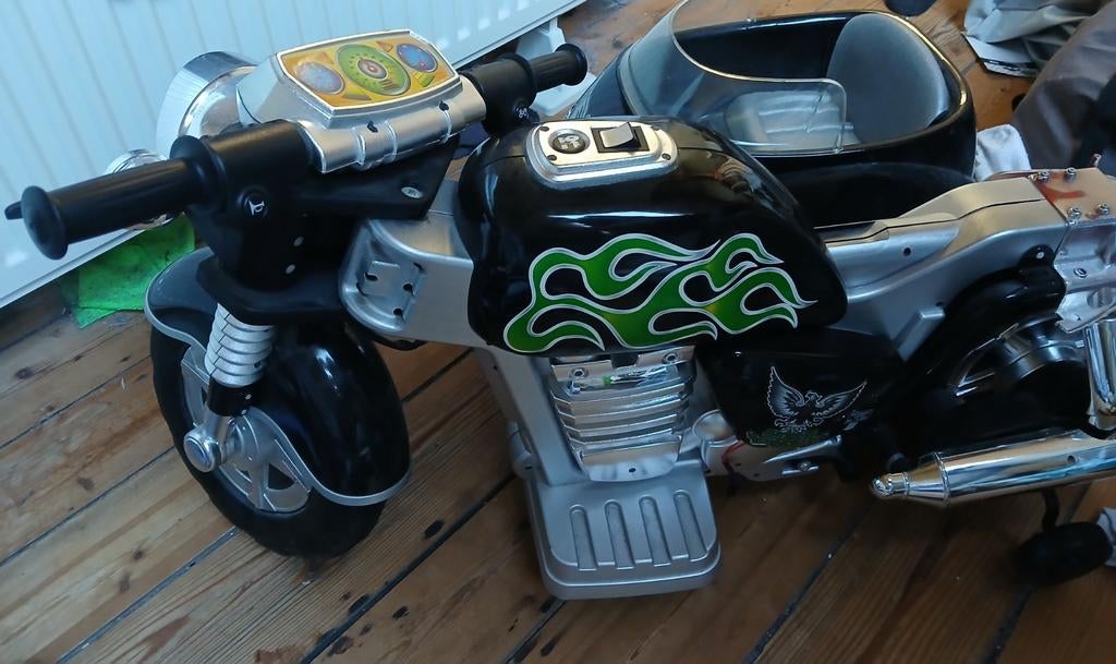 Sidecar motor voor kinderen, Ophalen