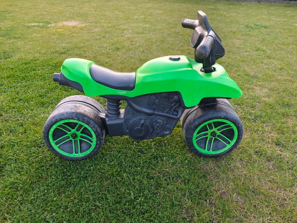 Loopmotor in Kawasaki kleuren, Ophalen