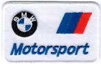 BMW Motorsport wit stoffen opstrijk patch embleem #10, Envoi