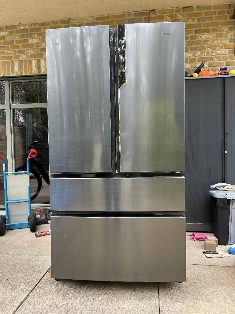 Koelkast met diepvries, Ophalen, Gebruikt, 200 liter of meer, 60 cm of meer