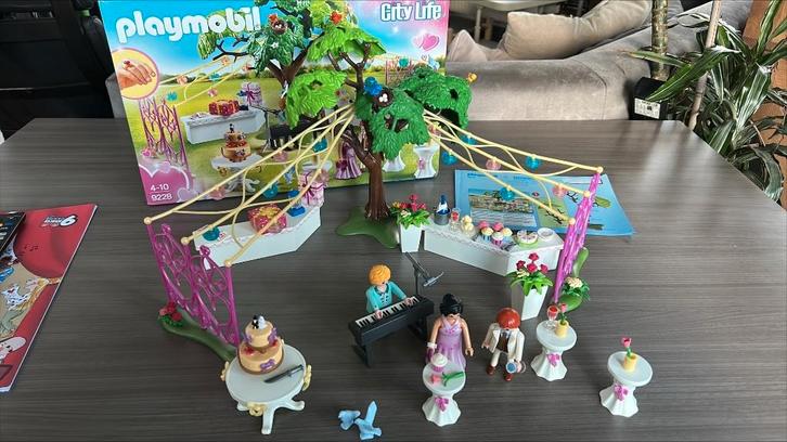 trouwfeest playmobil 9228, Kinderen en Baby's, Speelgoed | Playmobil, Zo goed als nieuw, Complete set, Ophalen of Verzenden