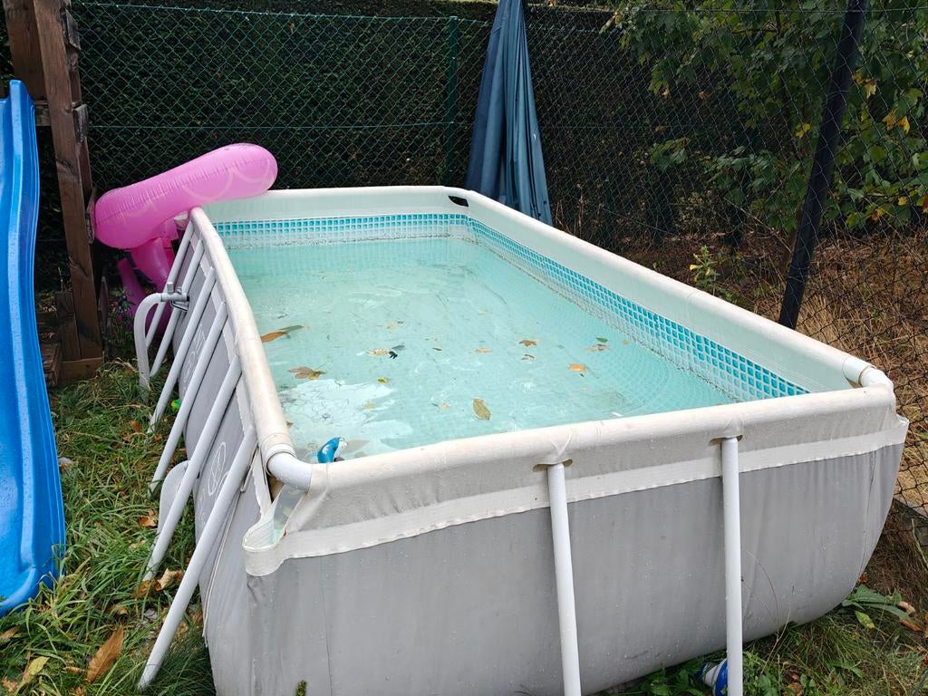 Zwembad intex inclusief filter en warmtepomp, Enlèvement