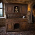 Antieke eiken deux -corps kast, Ophalen