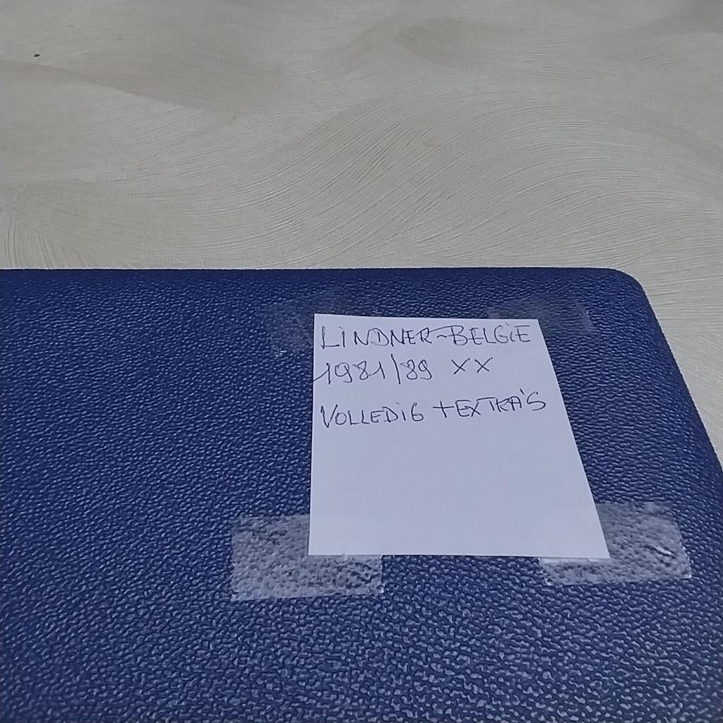 BELGIE 1981/89 postfris in LINDNER ALBUM volledig, Ophalen of Verzenden