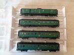 Fleischmann 4 rijtuigen, Gelijkstroom, Fleischmann, Wagon, Ophalen of Verzenden