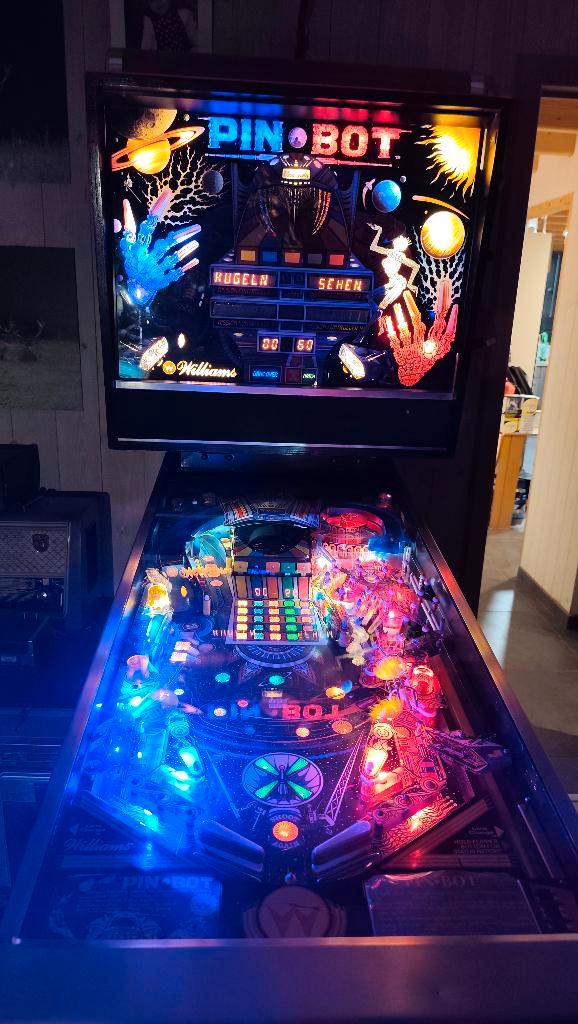 Flipper Williams Pin-Bot, Collections, Machines | Flipper (jeu), Utilisé, Électronique, Williams, Enlèvement