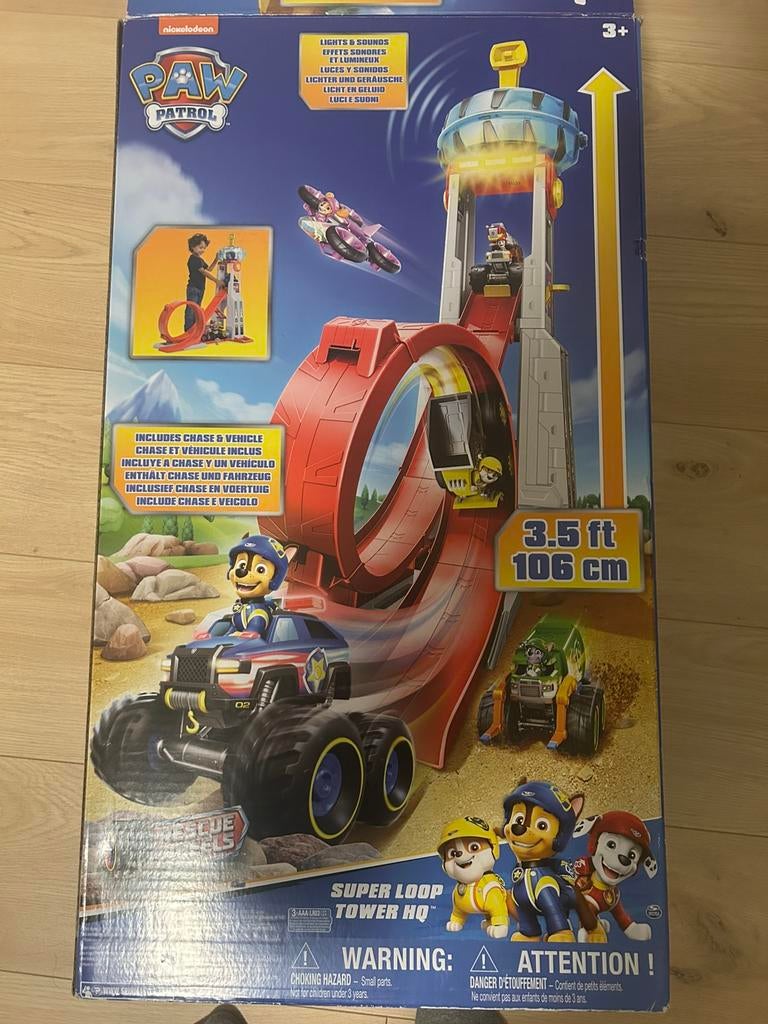 Paw Patrol - Super Loop Tower HQ, Enfants & Bébés, Enlèvement, Comme neuf