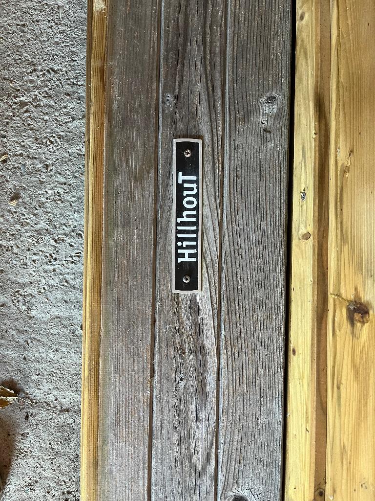 Hillhout Douglas Plat Dak Premium 380x380x240cm, Jardin & Terrasse, Verrières, Enlèvement, Utilisé, Pavillon de jardin