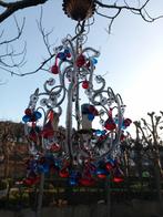 Murano luchter luster hanglamp druiventros pegels gekleurd., Ophalen of Verzenden