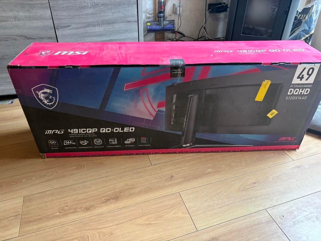 Msi mpg 491CQP QD-OLED, Enlèvement