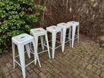 Hoge stoelen, Huis en Inrichting, Stoelen, Ophalen, Gebruikt, Metaal, Vijf, Zes of meer stoelen