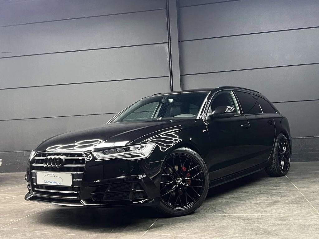 Audi A6 2.0 TDI S-Tronic 190 pk / S Line / Full Black /, Auto's, Automaat, 1800 kg, 4 cilinders, Alcantara