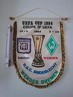 RSC Anderlecht – Werder Bremen 1984 UEFA Cup wimpel, Verzamelen, Ophalen of Verzenden