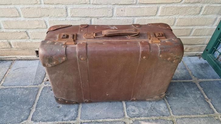 6 Vintage reiskoffers, leuk voor bij oldtimer, Antiek en Kunst, Antiek | Overige Antiek, Ophalen