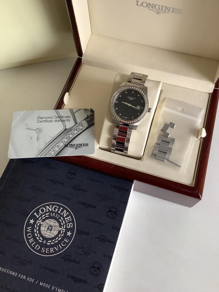 Horloge Longines, Bijoux, Sacs & Beauté, Montres | Femmes, Enlèvement ou Envoi, Acier