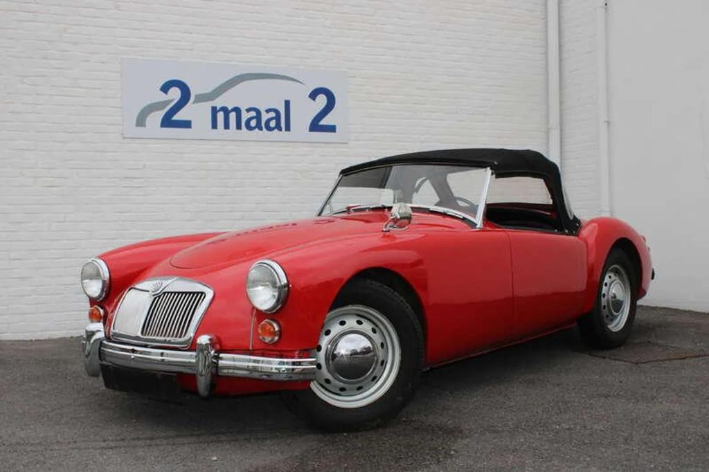 MG MGA 1.6i Cabriolet/Leder (bj 1961), Auto's, Zwart, Cabriolet, Leder, Bedrijf