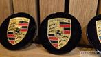 Porsche Naafdoppen zwart 75 mm set van 4 stuks, Neuf, -, -, -