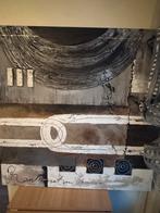 Tableau moderne grand format style contemporain chic, Maison & Meubles, Moderne, Enlèvement ou Envoi, Comme neuf, Tableau