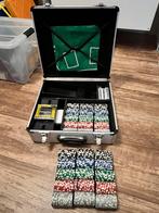Pokerset met automatische kaartenschudder, Hobby en Vrije tijd, Ophalen, Zo goed als nieuw