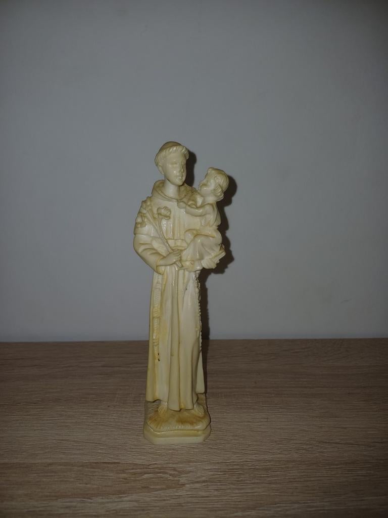 Beeld Sint Antonius met kindje, Ophalen of Verzenden, Zo goed als nieuw, Religie