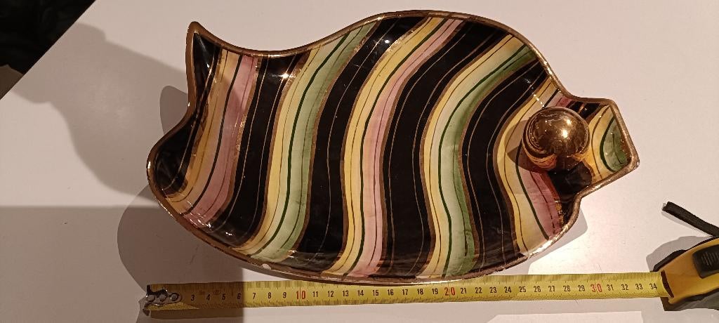 Milieu de table en céramique H. Bequet à Quaregnon, Antiquités & Art, Enlèvement ou Envoi