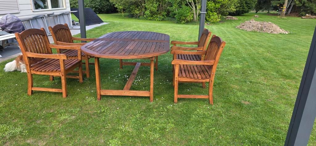 Set de jardin en teck, Enlèvement, Salons de jardin