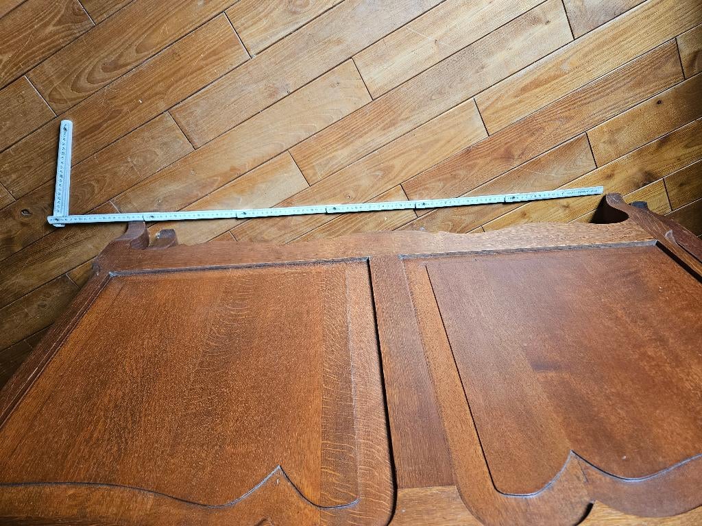 2x Eikenhouten bed - om weg te geven, Ophalen