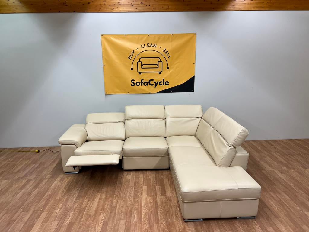 CHATEAU D’AX ECHT LEDEREN ZETEL MET RELAXFUNCTIE /SOFACYCLE, Ophalen of Verzenden, Zo goed als nieuw