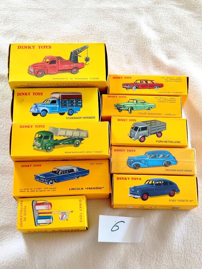 Dinky ATLAS _ Set 6 _ 10 stuks _ volledige partij = 85,00€., Hobby en Vrije tijd, Modelauto's | 1:43, Ophalen of Verzenden, Zo goed als nieuw