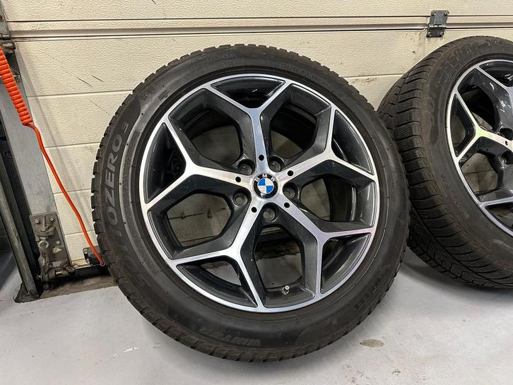 18inch Originele BMW Style 569 Velgen A-Merk Winterbanden 5x, Auto-onderdelen, Banden en Velgen, Banden en Velgen, Winterbanden