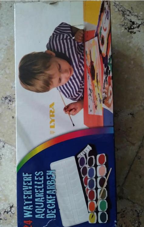 waterverf voor kinderen, Ophalen, Waterverf