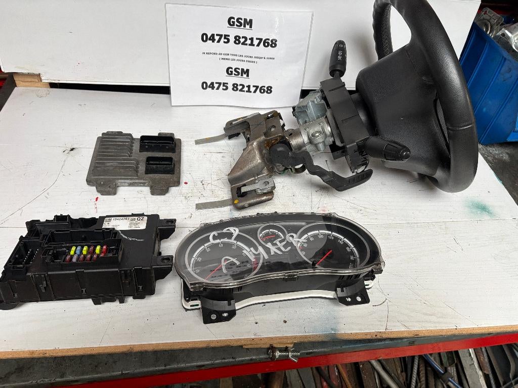 KIT DE DEMARRAGE OPEL CORSA D 1400 ESSENCE A14XER, RUE BRIGADE PIRON 307, Enlèvement, Utilisé, Garage_bila@yahoo.fr