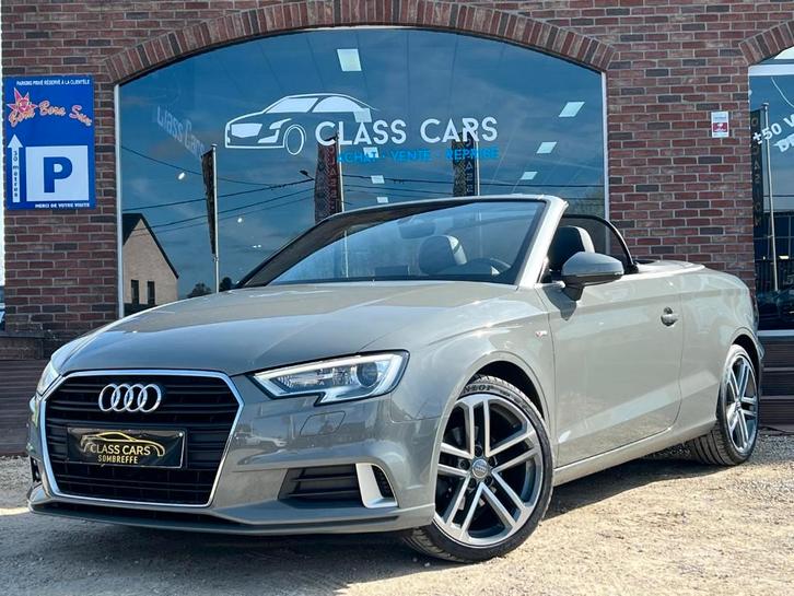 AUDI A3 CABRIOLET S-LINE 35 TFSI BOITE-AUTO NAVI, Autos, Audi, Entreprise, A3, Essence, Euro 6, Cabriolet, 3 portes, Automatique