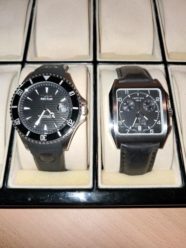 Certina 375€/Sector 250€, Handtassen en Accessoires, Horloges | Heren, Ophalen