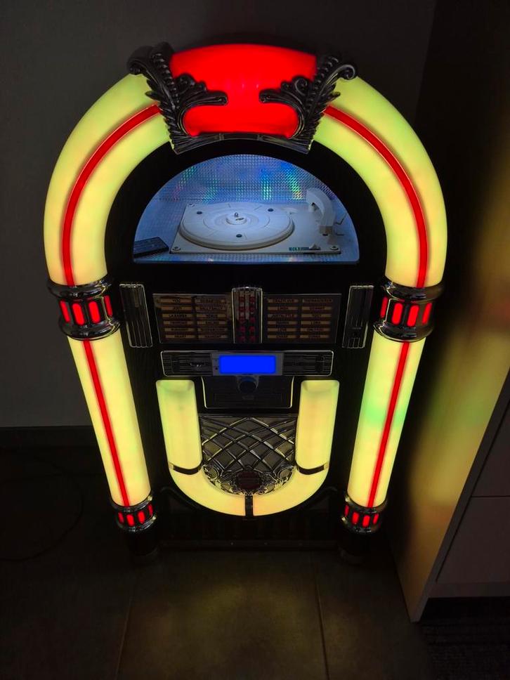 Jukebox/radio/Cdspeler platenspeler, Collections, Machines | Jukebox, Comme neuf, Autres marques, Enlèvement