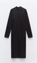 ROBE mi longue ZARA ouvert  dos noire XS, Enlèvement ou Envoi, Zara, Comme neuf, Taille 34 (XS) ou plus petite
