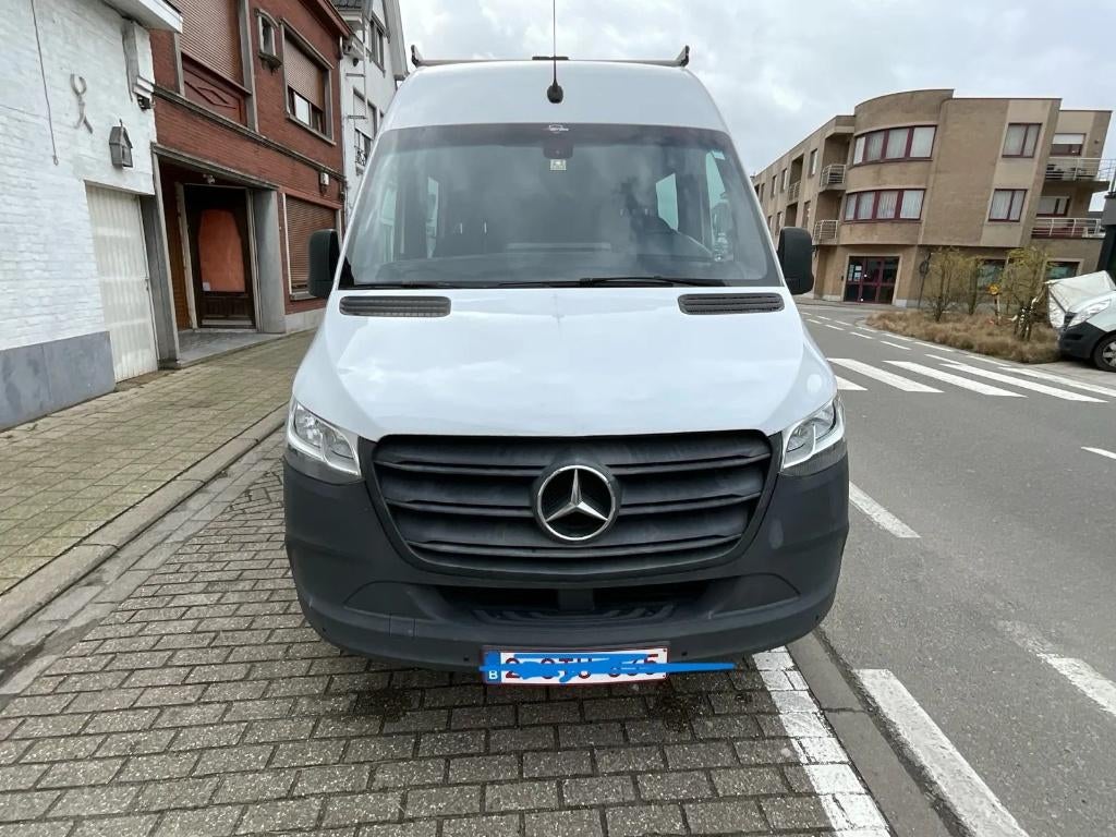 Mercedes Sprinter à cabine double, Autos, Cuir, Achat, Boîte manuelle, Noir
