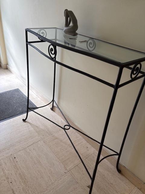 Console a vendre, Huis en Inrichting, Tafels | Bijzettafels, Zo goed als nieuw, Overige vormen, 60 cm of meer, 75 cm of meer, Glas