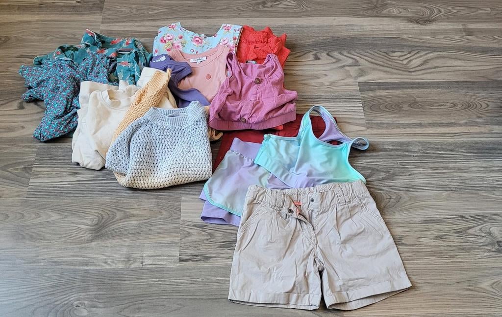 Lot de 12 vêtements pour fille de 8 ans ., Ophalen of Verzenden, Meisje