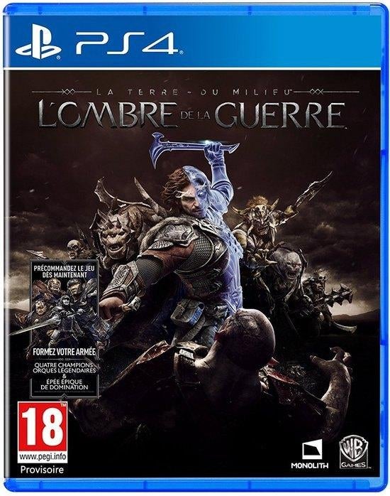 Middle-Earth Shadow of War (Franstalige cover), Avontuur en Actie, Vanaf 18 jaar, 1 speler, Ophalen of Verzenden